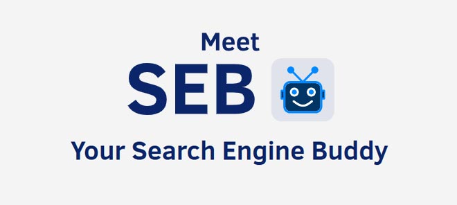 Meet Seb. Your Search Engine Buddy